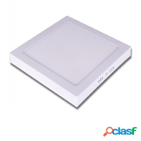 PANNELLO PLAFONIERA LED 18 W QUADRATO LUCE BIANCO CALDO