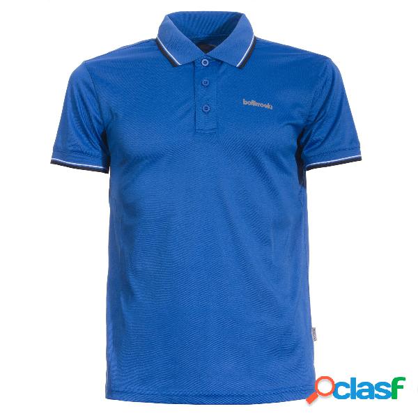 POLO T-SHIRT Bottero Ski (Colore: ANTRACITE COBALTO, Taglia: