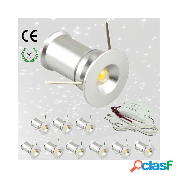 PUNTO LUCE 9 LED SOFFITTO CIELO STELLATO BIANCO FREDDO CALDO