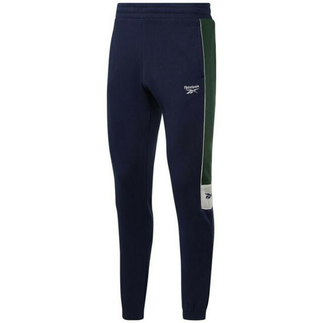 Pantalone Lungo Sportivo Reebok Classics Linear Uomo Blu
