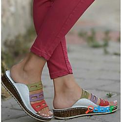 Per donna Sandali Boho Sandali con la zeppa Scarpe comfort