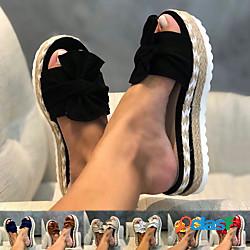 Per donna Sandali Espadrillas Sandali con plateau Pantofole