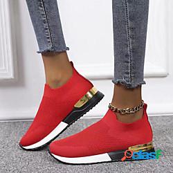 Per donna Scarpe da ginnastica Scarpe Flyknit Piatto Punta