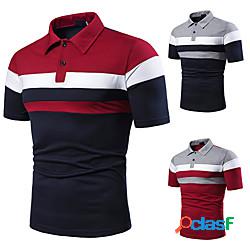 Per uomo Camicia da golf Golf POLO Traspirante Asciugatura