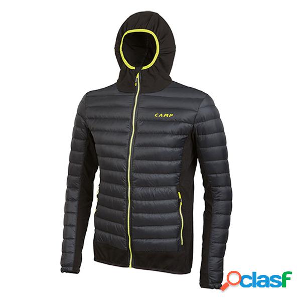 Piumino Camp Hybrid (Colore: nero-lime punch, Taglia: 2XL)