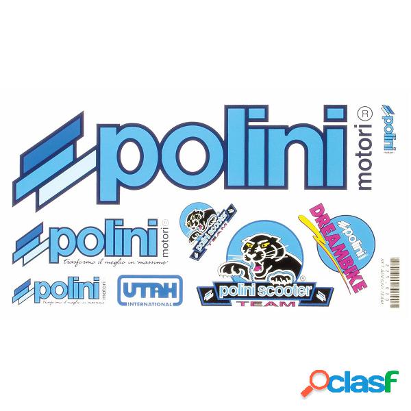 Polini p2250200 set adesivo polini logo