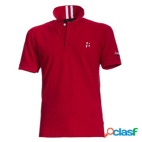 Polo Canottieri Portofino Coach (Colore: rosso, Taglia: 3XL)