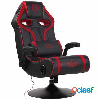 Poltrona Gaming TAUKEN PRO, Sistema Audio Integrato, Rete e