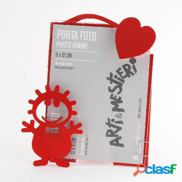 Porta foto Bibino in metallo verniciato, per foto 9,5xh12,5
