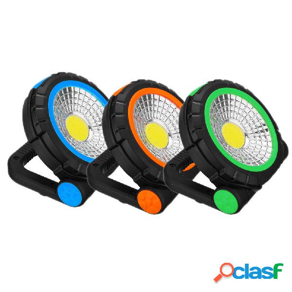 Portatile COB LED Magnetico Gancio campeggio Lanterna da
