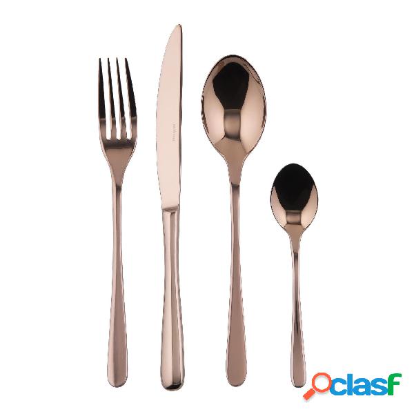 Posate set da 24 pezzi acciaio inox 18/10 6 posti tavola