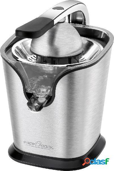 Profi Cook Spremiagrumi PC-ZP 1154 160 W acciaio inox, Nero