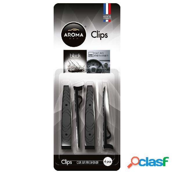 Profumi da bocchetta aria CLIPS Black - AROMA CAR