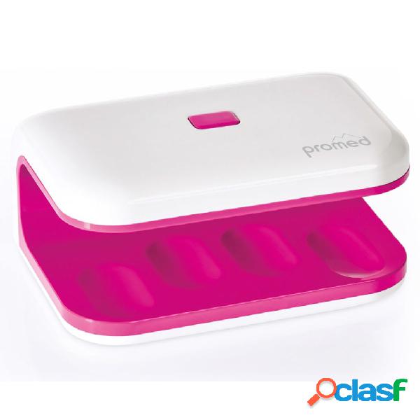 Promed Asciugatore per Unghie UV UV-LED 8 8 W Mini Rosa e