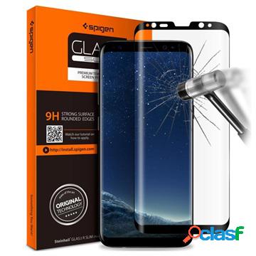 Proteggi Schermo Spigen Glas.tr Slim per Samsung Galaxy S9+