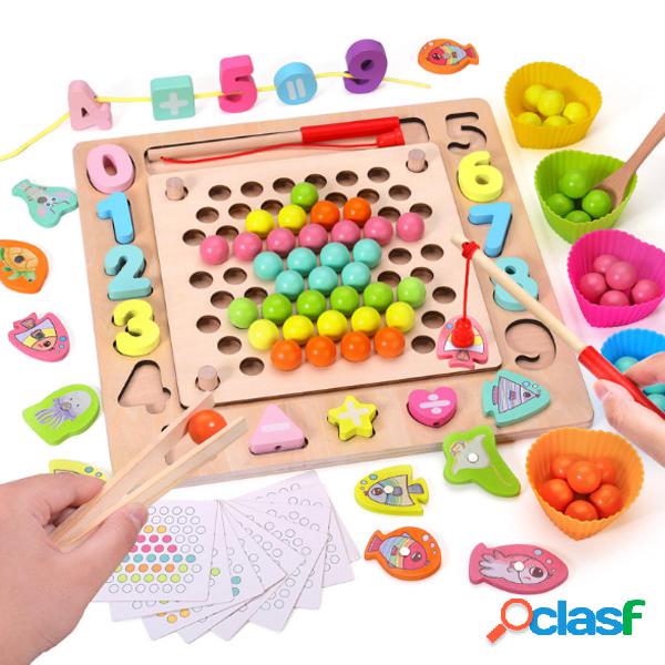 Puzzle Puzzle per bambini Clip Colore Palla Formazione