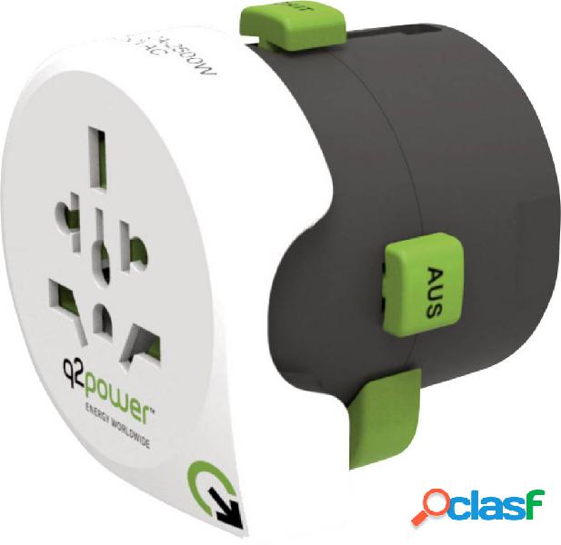 Q2 Power 2.100100 Adattatore da viaggio Weltreiseadapter