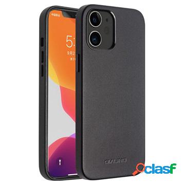 Qialino Premium iPhone 12 Mini Leather Case - Black