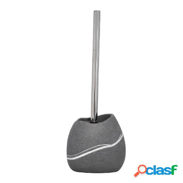 RIDDER Scopino per WC con Supporto Little Rock Grigio