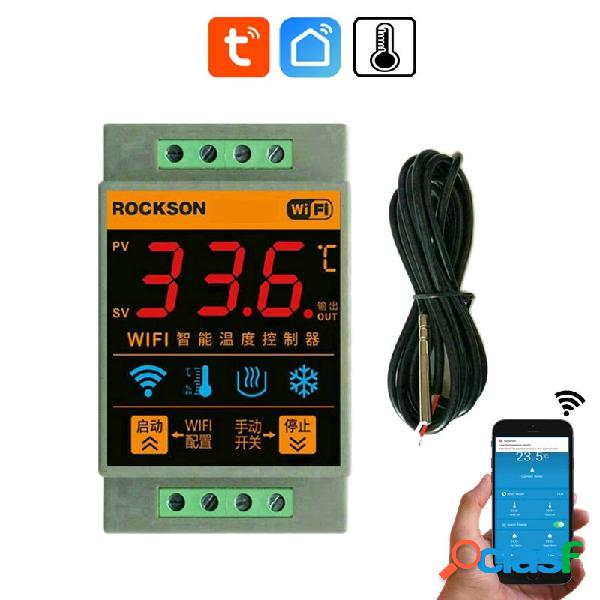 ROCKSON Tuya Smart Life WIFI Sensore di temperatura