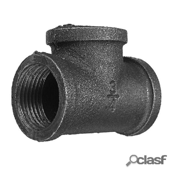 Raccordi per tubi neri in ghisa malleabile 1/2 "3/4" 1 "a T