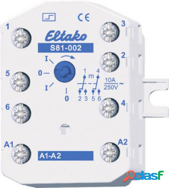 Relè a impulso Incasso Eltako S81-002-230V 2 scambi 230 V