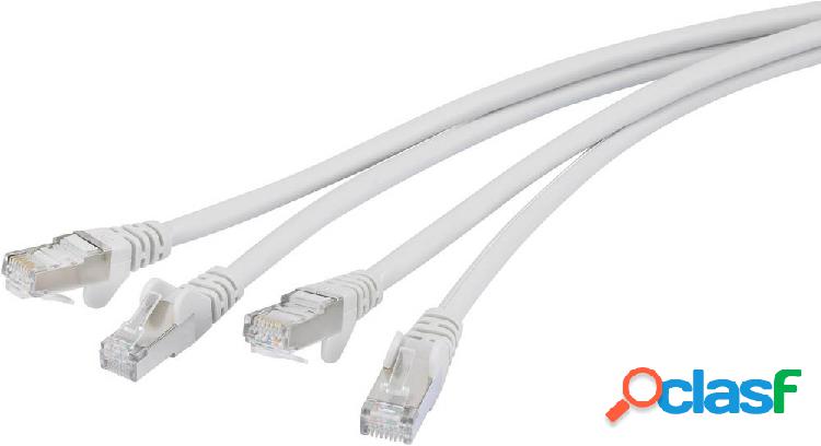 Renkforce RF-4872658 RJ45 Cavo di rete, cavo patch CAT 6A