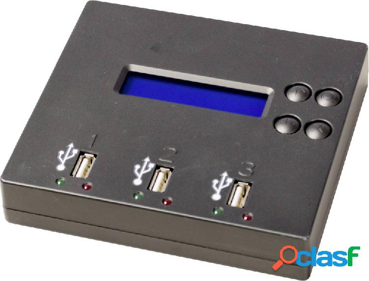 Renkforce UB300 2 vie Duplicatore USB USB 2.0 portatile