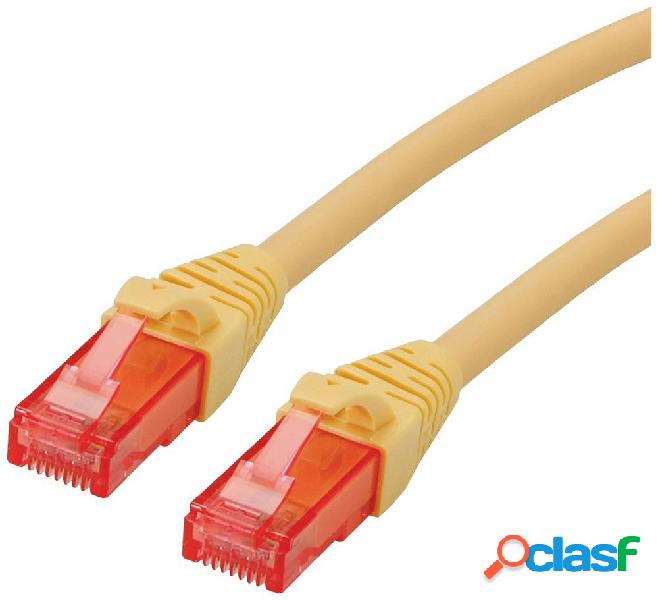 Roline 21.15.2524 RJ45 Cavo di rete, cavo patch CAT 6 U/UTP