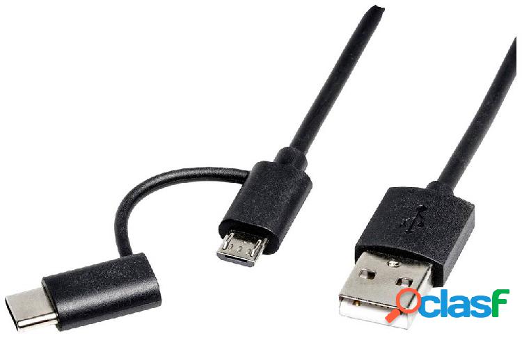 Roline Cavo USB USB 2.0 Spina USB-A, Spina USB-C™, Spina