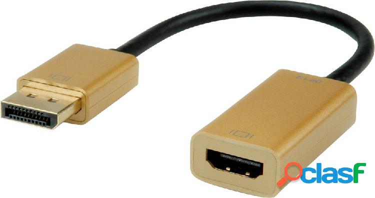 Roline DisplayPort / HDMI Cavo adattatore Spina DisplayPort,