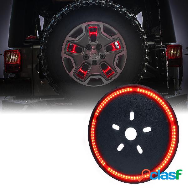 Ruota di scorta posteriore DC 12V Rosso LED Luci di stop per