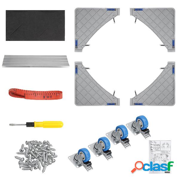 Ruote di supporto staffa base mobile universale per carrello