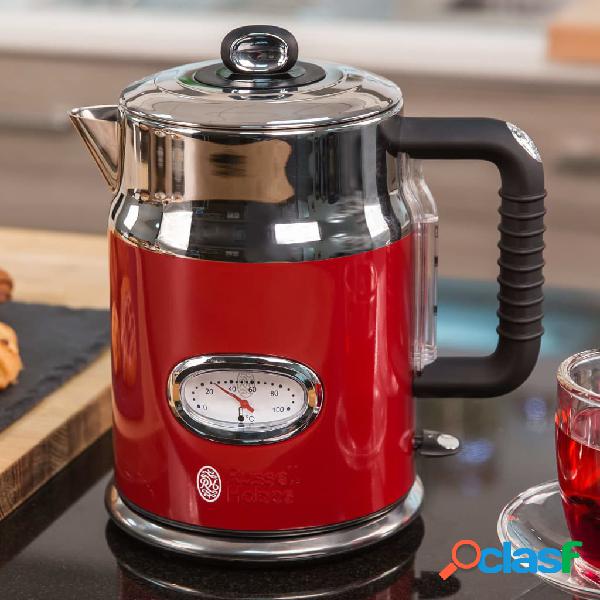 Russell Hobbs Bollitore Retro Nastro Rosso 2400 W 1,7 L