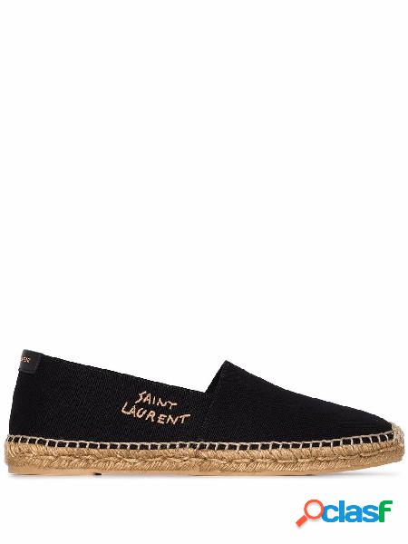 SAINT LAURENT ESPADRILLES UOMO 6059511P2101000 COTONE NERO