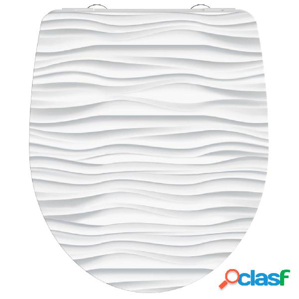 SCHÜTTE Tavoletta WC in Duroplast Lucido con Chiusura