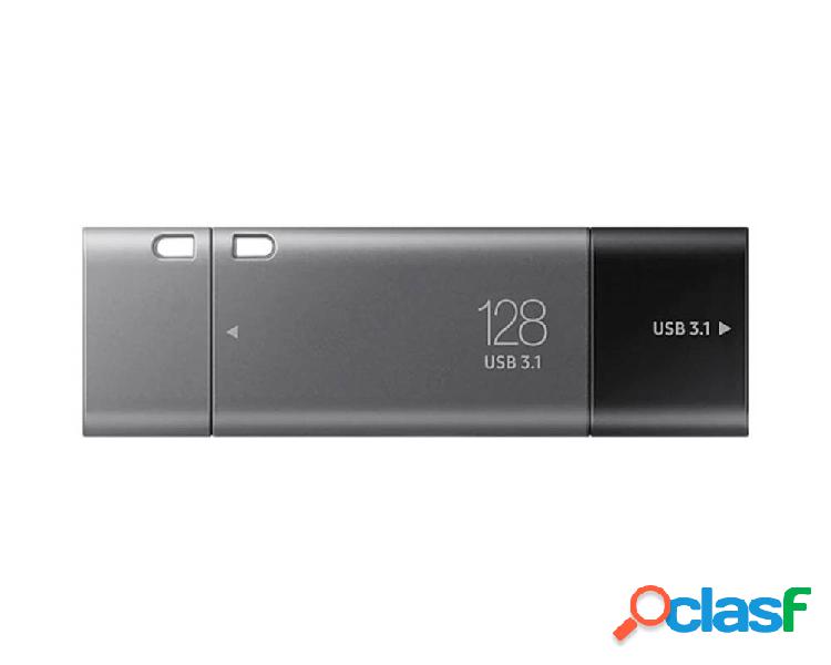 Samsung DUO Plus Chiavetta USB Nero 128 GB USB-C™, USB 3.2