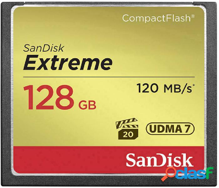 SanDisk Extreme® Scheda CF 128 GB