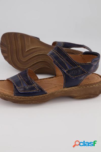Sandali di pelle Josef Seibel con chiusura a strappo e