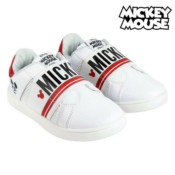 Scarpe Sportive per Bambini Mickey Mouse Bianco