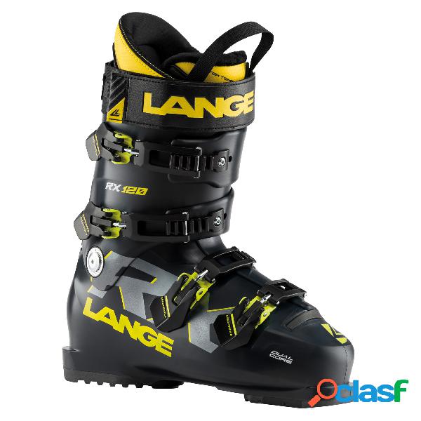 Scarponi Sci Lange RX 120 (Colore: nero giallo, Taglia: