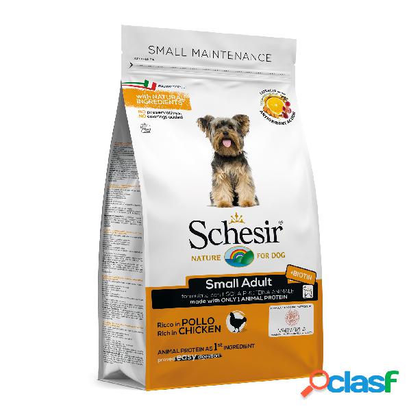 Schesir Dog Small adult ricco in pollo 800 gr