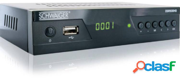 Schwaiger DSR500HD Ricevitore satellitare HD USB anteriore