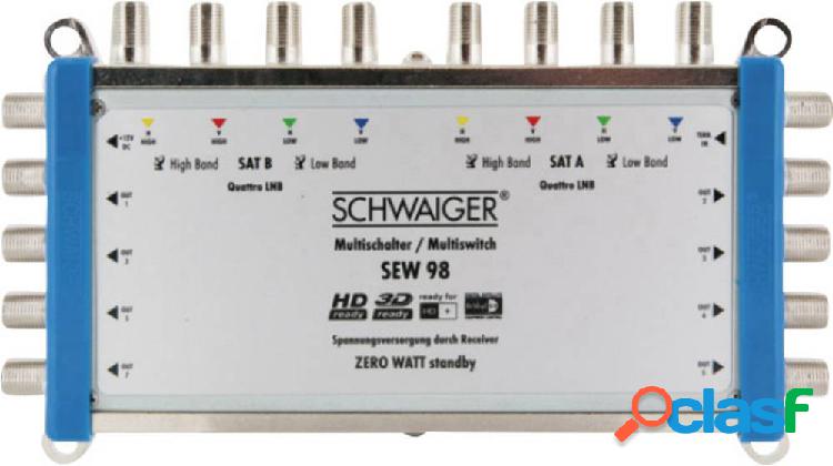 Schwaiger SEW98 531 SAT multiswitch Ingressi (Multiswitch):