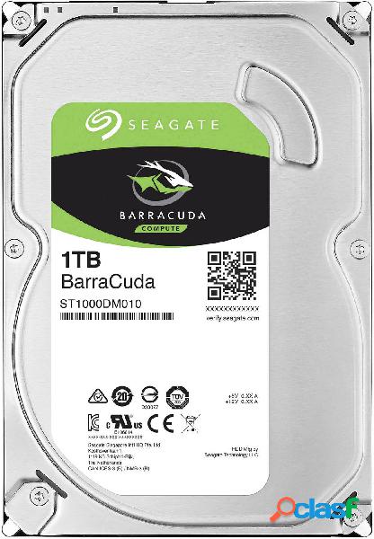 Seagate BarraCuda® 1 TB Hard Disk interno 3,5 SATA III