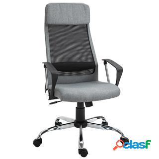 Sedia per Ufficio SUSY, Poggiatesta Integrato, in Tessuto e