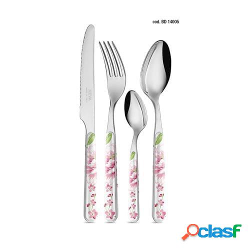 Servizio posate Decoro Vintage Floreal, 24 pezzi