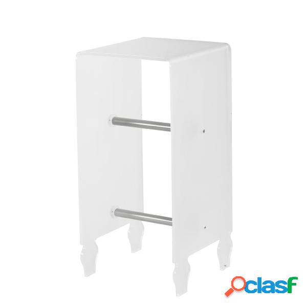 Sgabello in metacrilato sabbiato NAIF 6 - 33x33xh 68 cm -