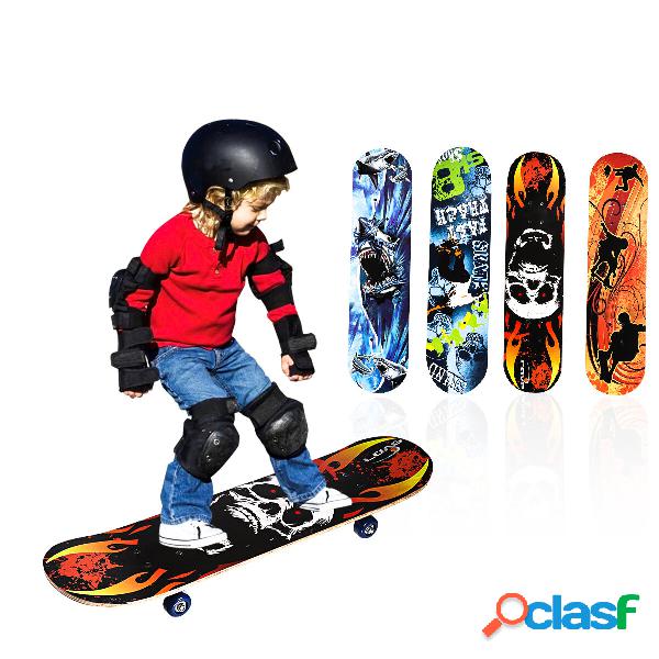 Skateboard per bambini da 32 pollici a 4 ruote per
