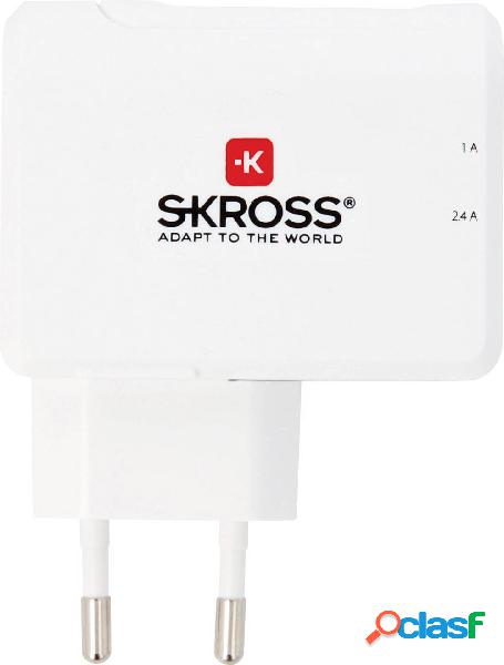Skross 2.800111 Caricatore USB Presa di corrente Corrente di